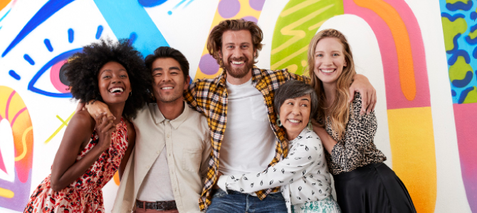 Customer Centric banner image People hugging in a customer-centric way